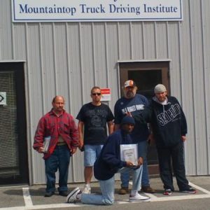 left to right:  David Timney, James Robinette, Jerry Smith, Daniel Izat, and Gregory Lincoln (in front). 