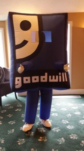 Puffy G greets members of the Mid Atlantic Goodwill Industries Coalition at their 2013 Fall Conference