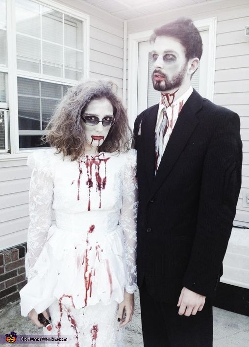 zombie bride and groom
