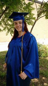 image Cathys iPhone Stacey GED Winchester Graduate 169x300 - Goodwill Helps Students Achieve GED Success