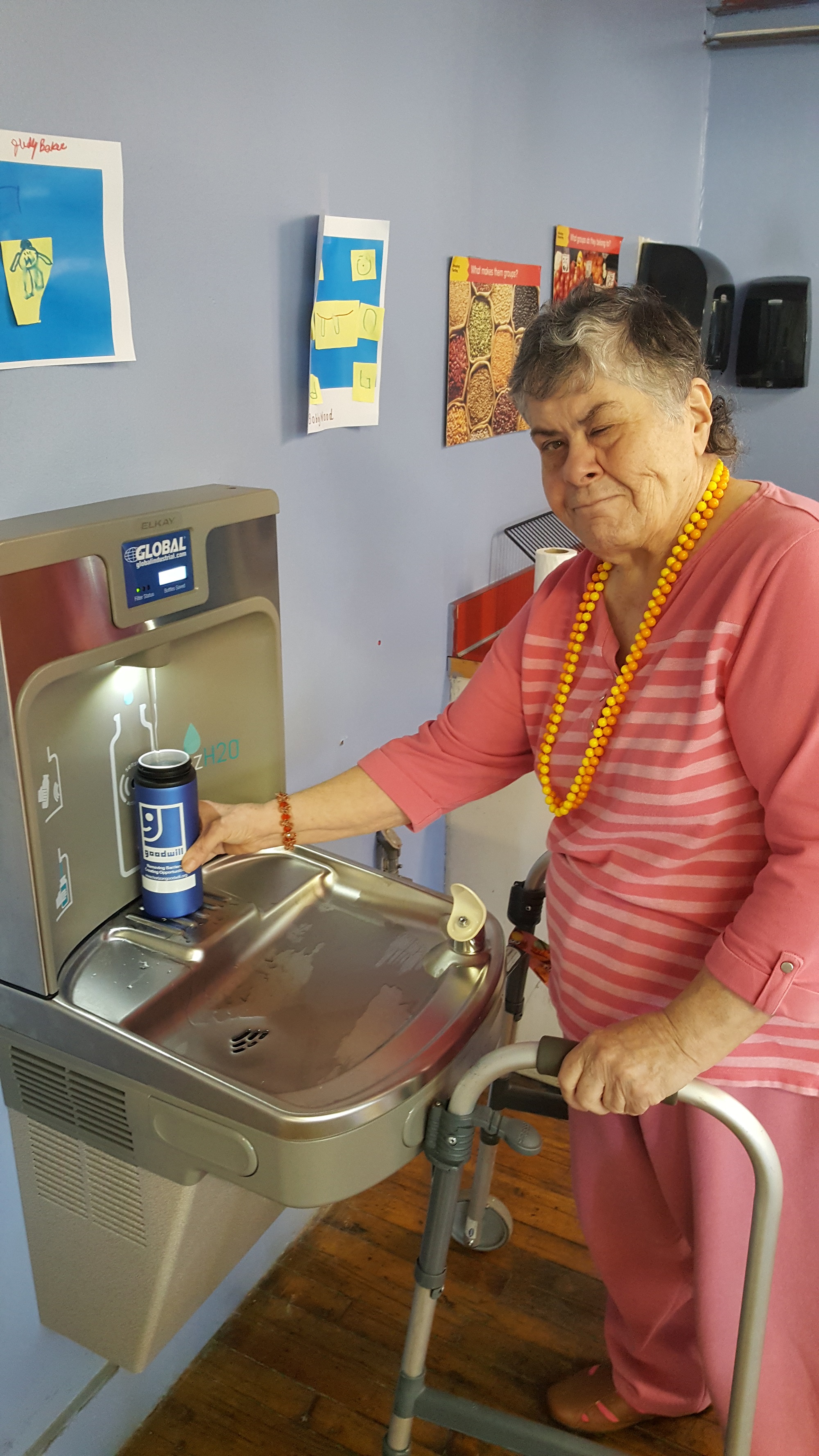 water station - Water, Water, Everywhere! - Horizon Goodwill goes Green!