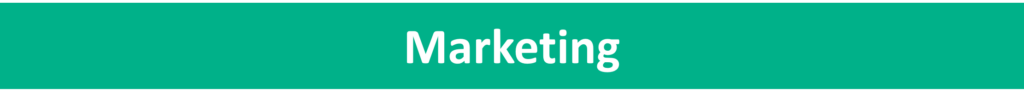 Marketing title section