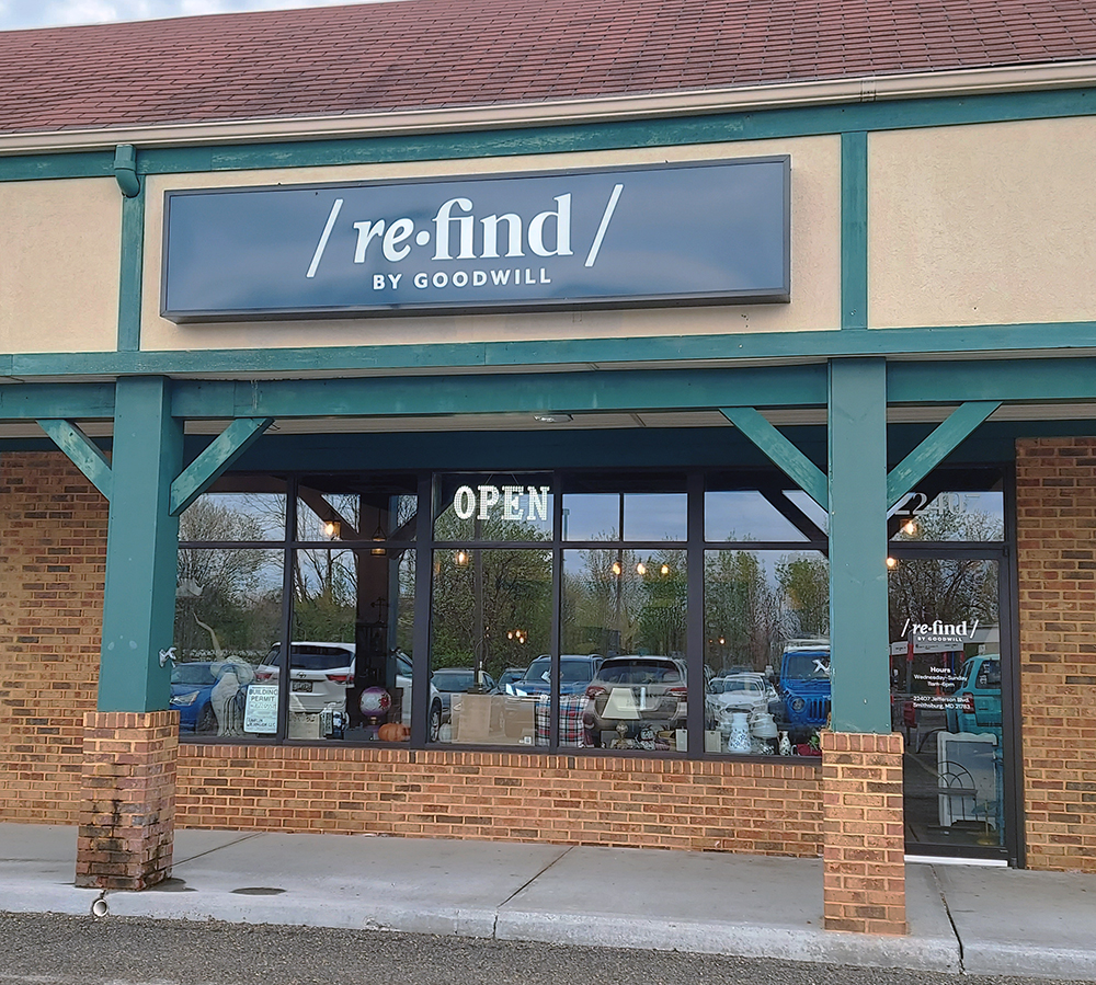 refind store front.