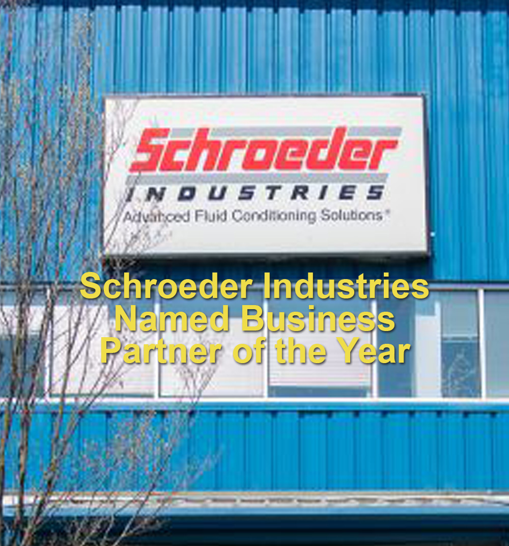 Horizon Goodwill Awards Business Partner of the Year to Schroeder Industries