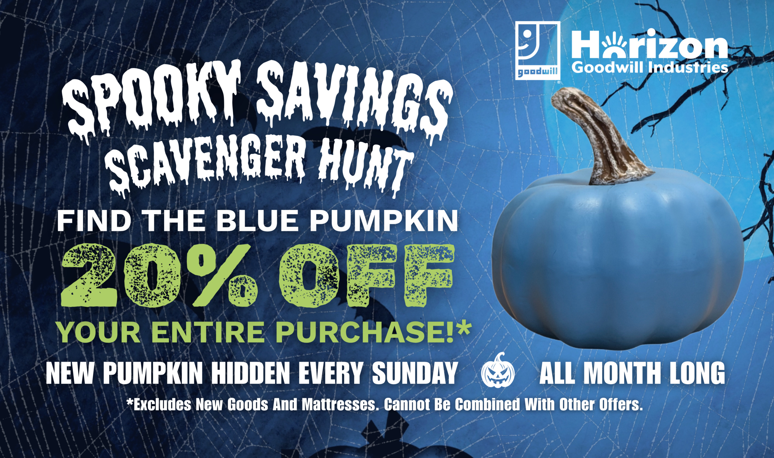 Spooky Savings Site Banner